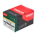 wood screw box image for the 5 x 25mm Countersunk Wood Screws, Pozi, Zinc & Yellow, Box of 200 (50025CLAF)
