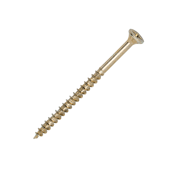 6 x 90mm Timco Velocity Wood Screws, Pozi, Countersunk, ZY, Box of 200 (60090VY)