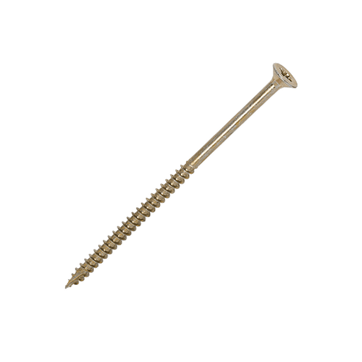 120mm wood screws - 6 x 120mm Countersunk Wood Screws, Pozi, Zinc & Yellow, Box of 100 (60120CLAF)