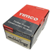 Timco 6 x 60mm Hex Flange Advanced Coach Screw, Zinc and Yellow, Box of 100 (660SCSY) - Clearance