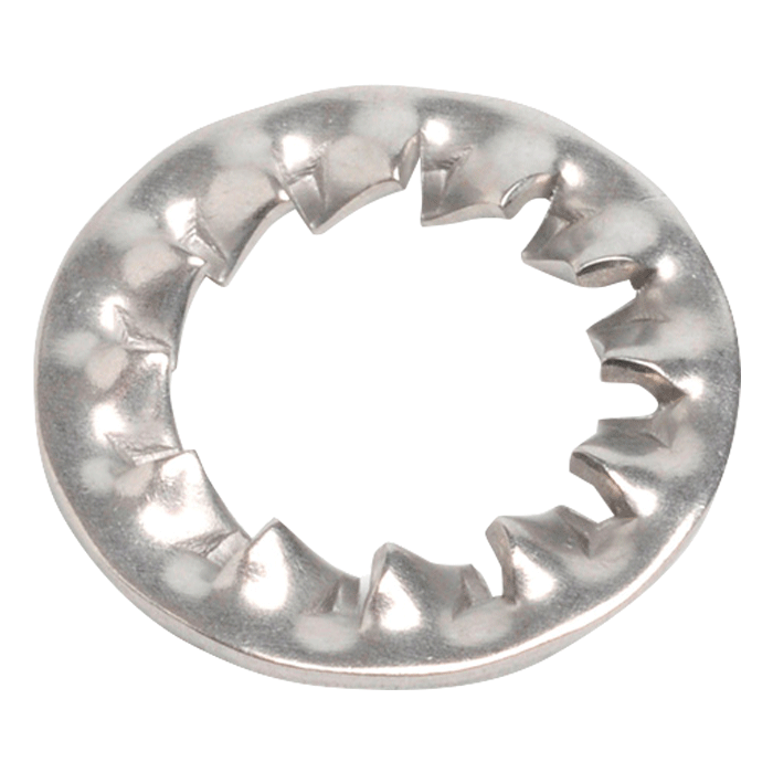 Internal Fine Tooth Shakeproof Locking Washer A2 (304) Stainless Steel, DIN 6798J