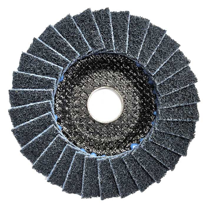 reverse of the Tyrolit PREMIUM Conditioning Flap Discs, 115mm, Very-fine, Pack of 5