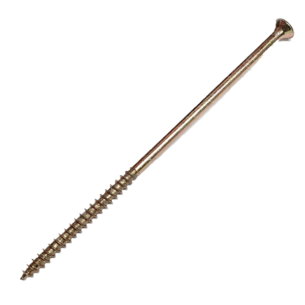 Product screw image for the 8.0 x 200mm Pozi Countersunk Velocity Premium Woodscrews form Fusion Fixings