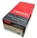 Timco 8 x 120mm Hex Flange Advanced Coach Screw, Zinc and Yellow, Box of 50 (8120SCSY) - Clearance