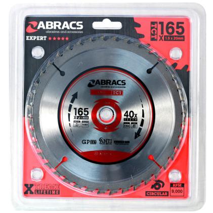 Abracs Circular Saw Blade. Supplied from Fusion Fixings as part of a range of circular saw blades.
