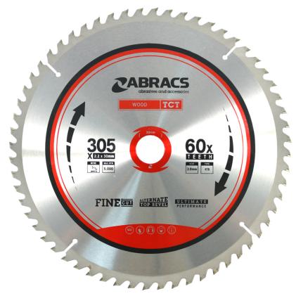 Abracs TCT30560 Circular Saw Blade 305mm x 30mm x 60T