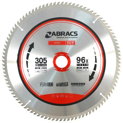 Abracs TCT30596 Circular Saw Blade 305mm x 30mm x 96T