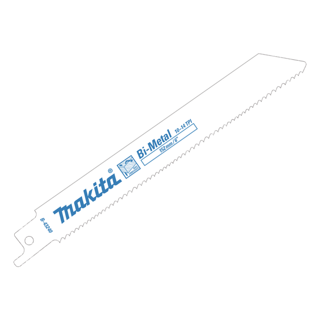 Makita B-43240 Reciprocating Blades Bi-Metal 152mm Pack of 5