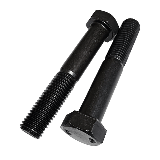 M24 x 140mm Hex Bolt Self Colour Grade 8.8 Steel Box of 10 - CLEARANCE