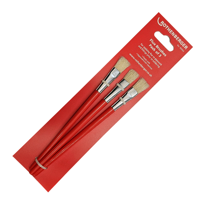 Rothenberger Plumber's Flux Paste Brush - Pack of 3 (80004) - CLEARANCE