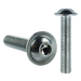 The M4 x 8mm Flanged Socket Button Head Screw manufactured in grade 10.9 steel with a bright zinc plating. Part of a growing range of button head socket screws with a flanged head from Fusion Fixings.