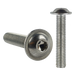 Product image of the M4 x 14mm Flanged Socket Button Head Screw manufactured in A2 Stainless Steel ISO 7380-2. Part of a growing range of flanged machine screw in stock at Fusion Fixings.