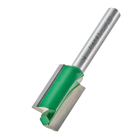 Trend Two Flute Router Cutter 15mm x 25mm (C024AX1/4TC) - CLEARANCE