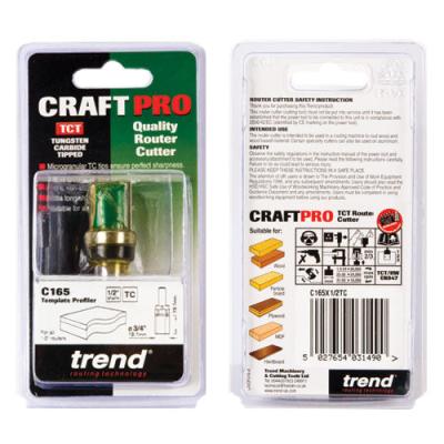 Trend Template Profiler Router Cutter in packaging. Part of a growing range from Fusion Fixings