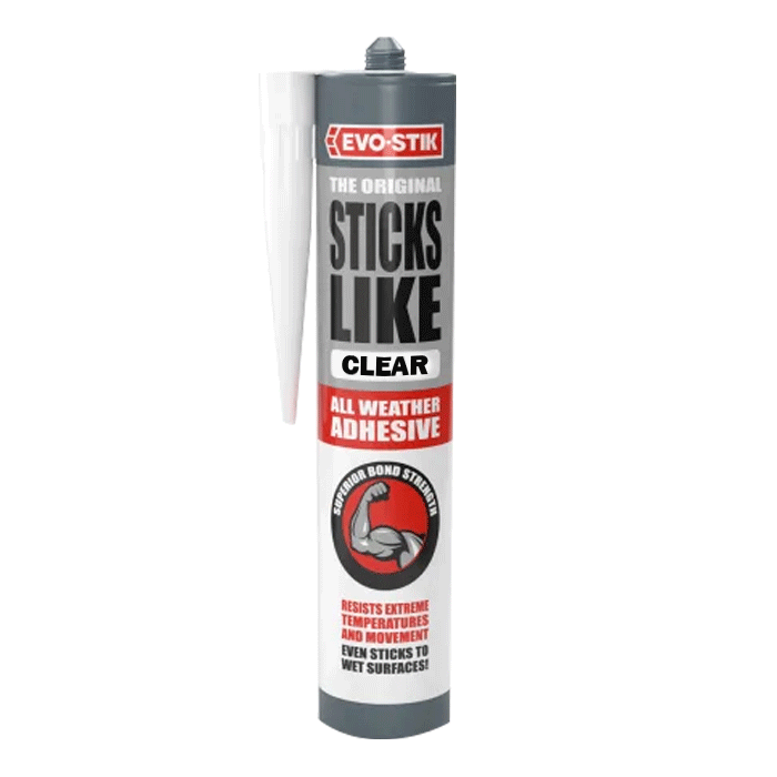 EVO-STIK Sticks Like All Weather Adhesive Clear - 290ml (30614756)