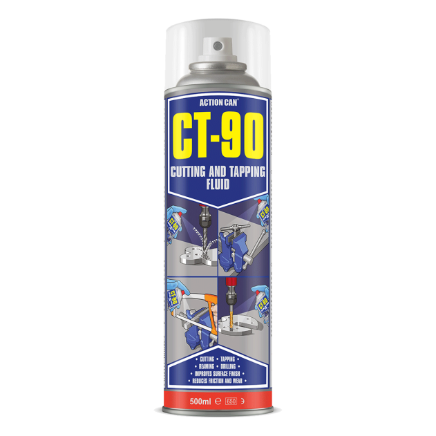 Action Can CT-90 1846 Cutting and Tapping Lubricant. 500ml spray and part of a growing range of Action Can products.