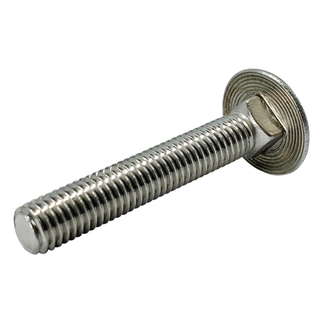 M12 x 160mm Carriage bolt (Coach Bolt) A2 Stainless Steel DIN 603