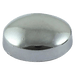 Two Piece Screw Caps, Chrome, for Screw Size 3.5mm - 4.2mm (No.6 - No.8) - Pack of 100
