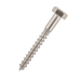 M10 x 65mm Coach Screw in A4 Stainless Steel DIN 571. Part of a growing range of corrosion resistant coach screws from Fusion Fixings.