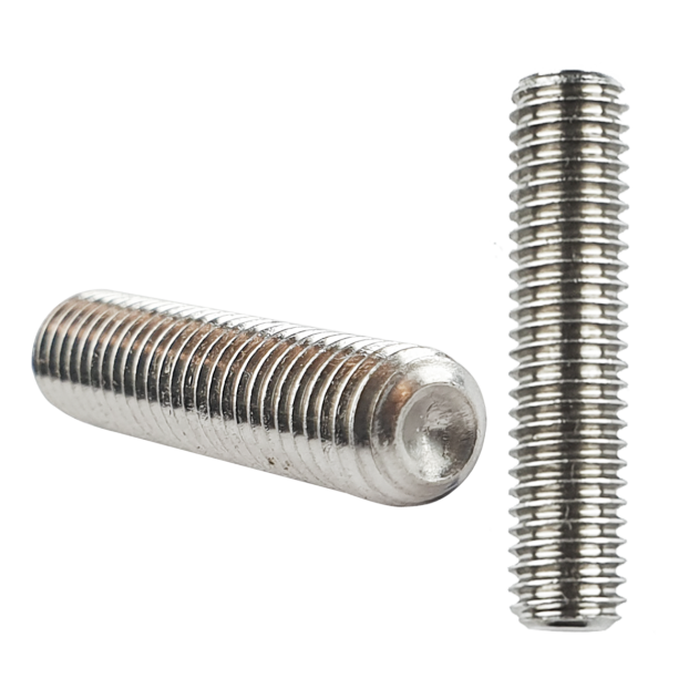 M3.5 x 6mm Socket Cup Point Grub Screw A2 Stainless DIN 916