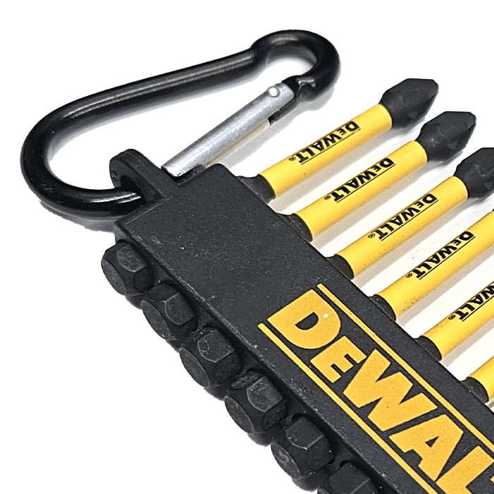 DeWALT 10pc Mixed Pozi & Phillips FLEXTORQ Impact Driver Bit Keyring Set, DT7274-QZ – CLEARANCE 2
