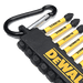 DeWALT 10pc Mixed Pozi & Phillips FLEXTORQ Impact Driver Bit Keyring Set, DT7274-QZ – CLEARANCE 2

