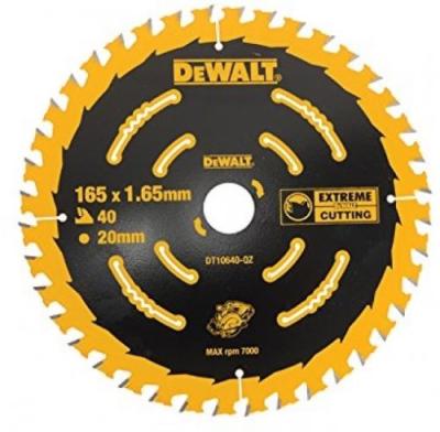 DeWALT DT10640-QZ Extreme Circular Saw Blade 165mm x 20mm x 40T