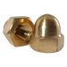 Hexagon Dome Nut Metric Brass, DIN 1587
