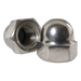 UNC Hexagon Dome Nut A2 (304) Stainless Steel, SAE J483A