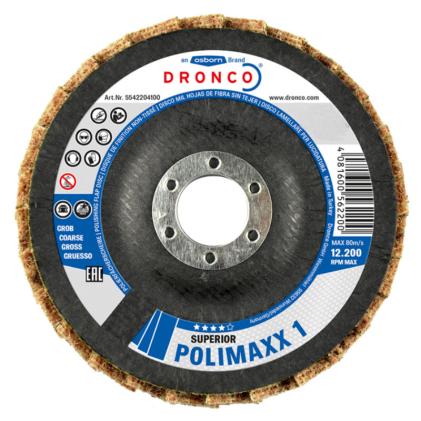Dronco Polimaxx 1 G-VA Polishing Flap Disc (Coarse) 115mm x 22.22mm
