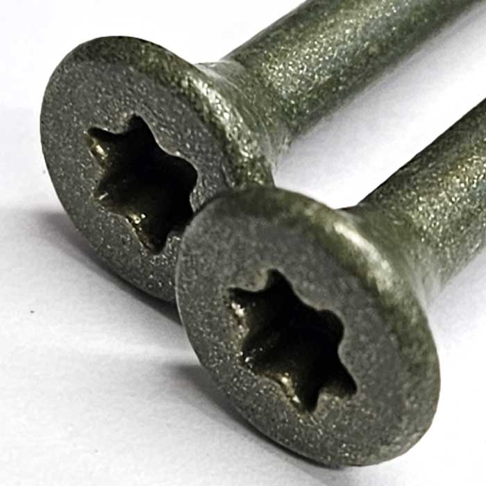 5 x 100mm ForgeFast Decking Screw, Torx, Countersunk, Green, Tub of 300 (FFDS5100GT)
