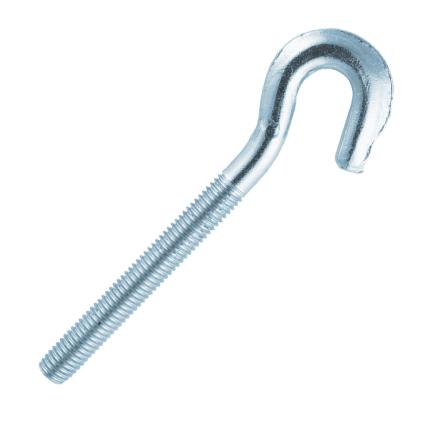 M6 Forged Hook Bolt Bright Zinc Plated