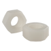 M3 Nylon Nut, White Plastic Nut