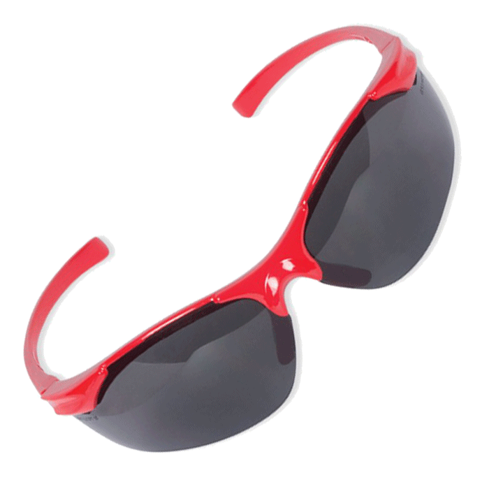 Trend Tinted Grey Lens Safety Glasses with Anti-Shock & UV Protection (SAFE/SPEC/B) - CLEARANCE