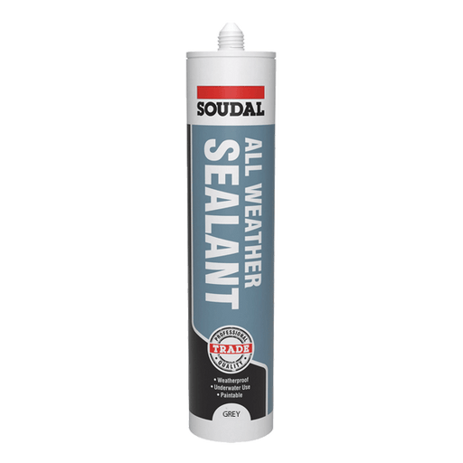 Soudal Trade All Weather Sealant, Grey 290ml (155482)