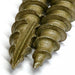 Green Organic Hex Flange Head Timber Screws detail image showing the timber screw tip