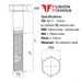 Size guide for the M12 x 320mm Hex Bolt (Part Threaded Bolt) A2 stainless steel, DIN 931. Part of a growing range of hex bolts now in stock at Fusion Fixings.