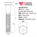 Size guide for the M12 x 65mm Hex Bolt (Part Threaded Bolt) A2 stainless steel, DIN 931. Part of a larger range of hex head bolts from Fusion Fixings.