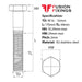 Size guide for M16 x 170mm Hex Bolt (Part Threaded Bolt) A2 stainless steel, DIN 931