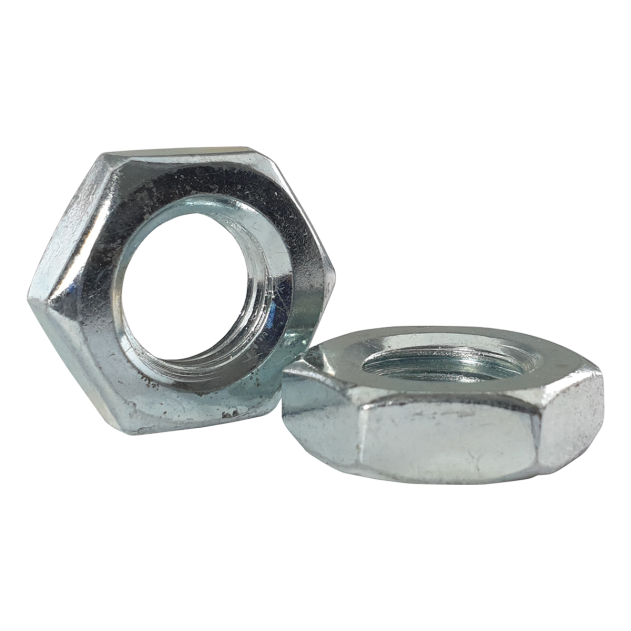 M24 Half Lock Nut Bright Zinc Plated DIN 439