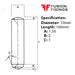 Info panel for 10 x 100mm Dowel Pin, Hardened & Ground Steel, Self-Colour, DIN 6325