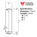 Info panel for 10 x 24mm Dowel Pin, Hardened & Ground Steel, Self-Colour, DIN 6325
