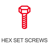 Icon image linking to the hexagon set screw range available at Fusion Fixings