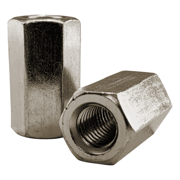 M12 x 36mm Hex Stud Connector Nut A2 Stainless DIN 6334