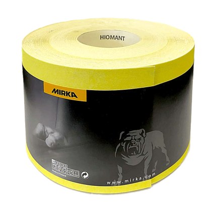 Mirka Hiomant 115mm x 50m Sandpaper Roll P180 Grit, 4151110118 Part of a growing range from Fusion Fixings