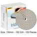 Product image for Mirka 150mm Iridium Sanding Discs (121 Holes) 150 Grit - Pack of 100, 246CH09915