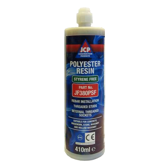 Polyester Styrene JCP Polyester Chemical Resin, Styrene Free - 410ml (JF380PSF)