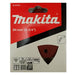 Makita 94mm Sanding Sheets (6 holes), Assortment of Grits, Pack of 10, B-21618