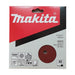 Makita 150mm Sanding Discs (6 holes), 40 Grit, Pack of 10, P-37471. Part of a growing range of sanding discs from Fusion Fixings