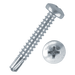 Product image for  3.9mm (No.7) x 25mm, pan head self drilling screw (TEK), BZP, DIN 7504 N H part of a growing range at Fusion Fixings